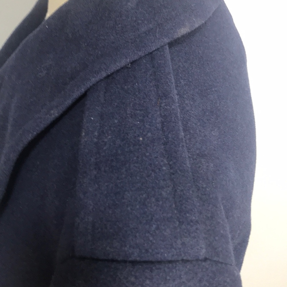 Vintage navy military heavy wool coat SM/MED costume cosplay steampunk surplus - Picture 7 of 16